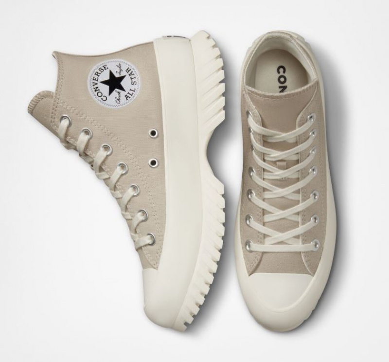 Grey Converse Chuck Taylor All Star Lugged 2.0 Seasonal Color Men's High Tops | NZ YAURH5942