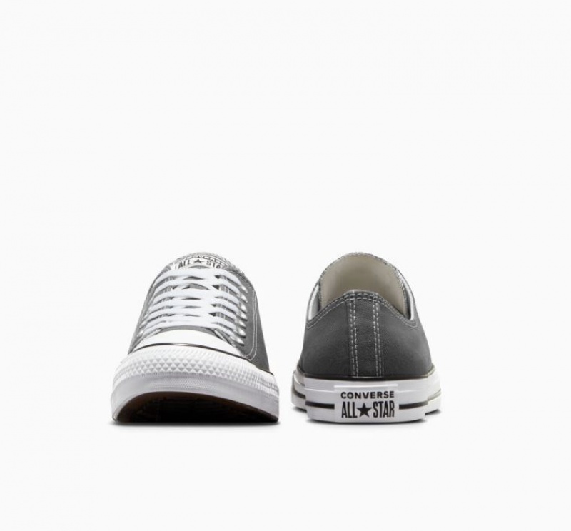 Grey Converse Chuck Taylor All Star Men's Low Tops | NZ JDWAB3429