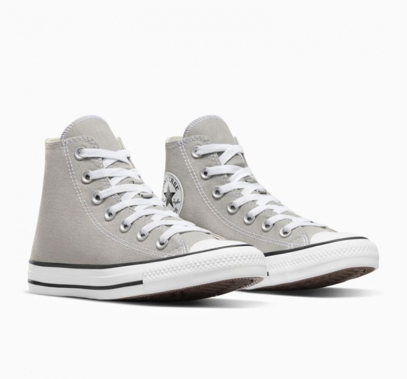 Grey Converse Chuck Taylor All Star Men's High Tops | NZ XPYSN1483