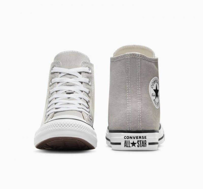 Grey Converse Chuck Taylor All Star Men's High Tops | NZ XPYSN1483