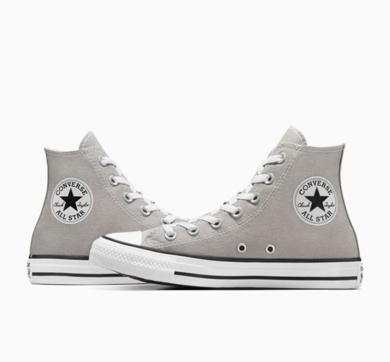 Grey Converse Chuck Taylor All Star Men's High Tops | NZ XPYSN1483