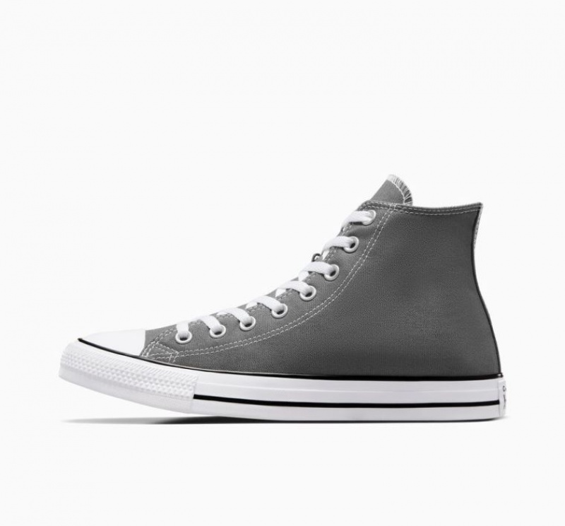 Grey Converse Chuck Taylor All Star Men's High Tops | NZ FTUKE4762