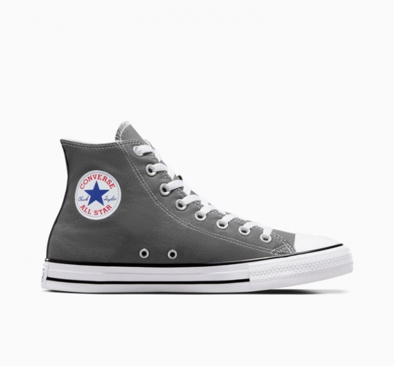 Grey Converse Chuck Taylor All Star Men\'s High Tops | NZ FTUKE4762