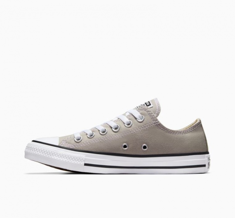 Grey Converse Chuck Taylor All Star Women's Low Tops | NZ KIYRZ1584