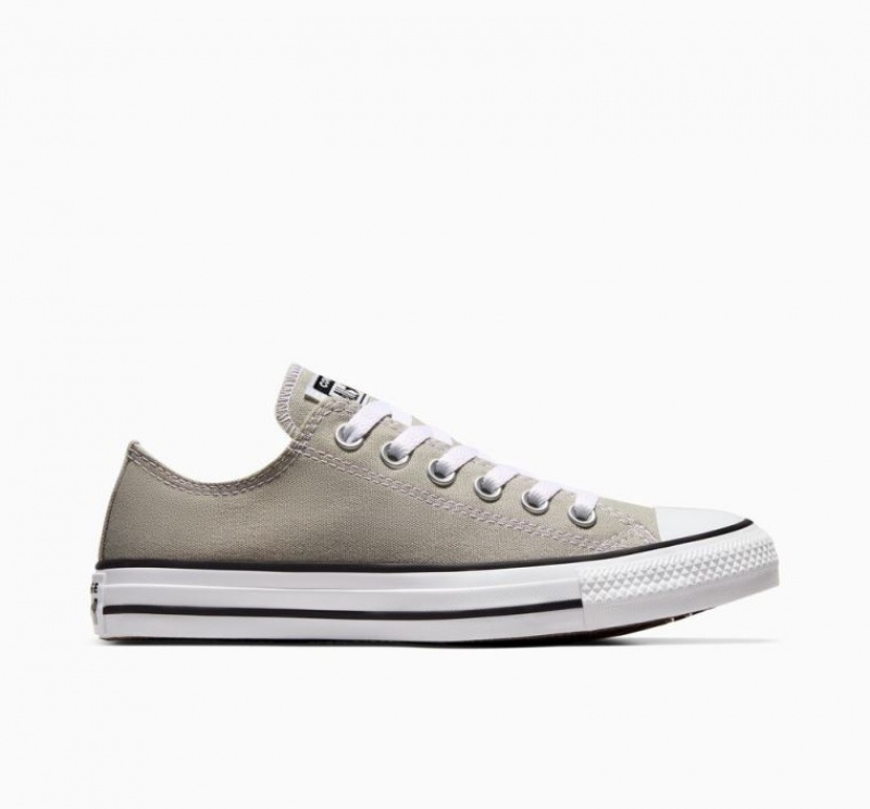 Grey Converse Chuck Taylor All Star Women\'s Low Tops | NZ KIYRZ1584