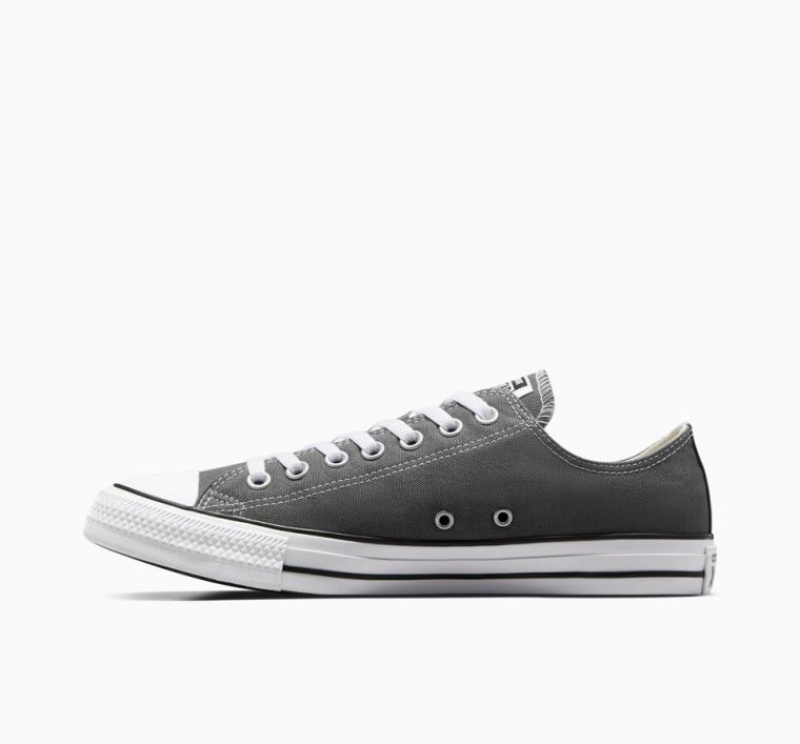 Grey Converse Chuck Taylor All Star Women's Low Tops | NZ YXELB9687