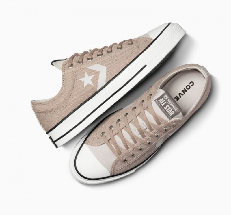 Grey Converse Star Player 76 Men's Low Tops | NZ FZHVE1829