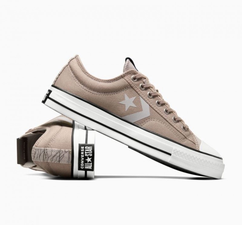 Grey Converse Star Player 76 Men's Low Tops | NZ FZHVE1829