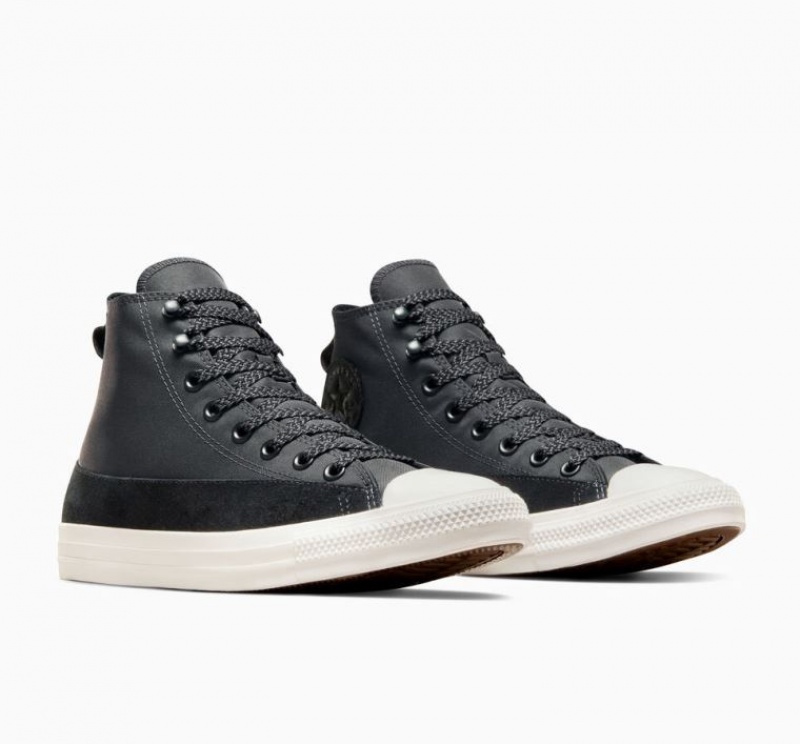 Grey / Black Converse Chuck Taylor All Star Urban Explorer Men's High Tops | NZ VEYBK5296