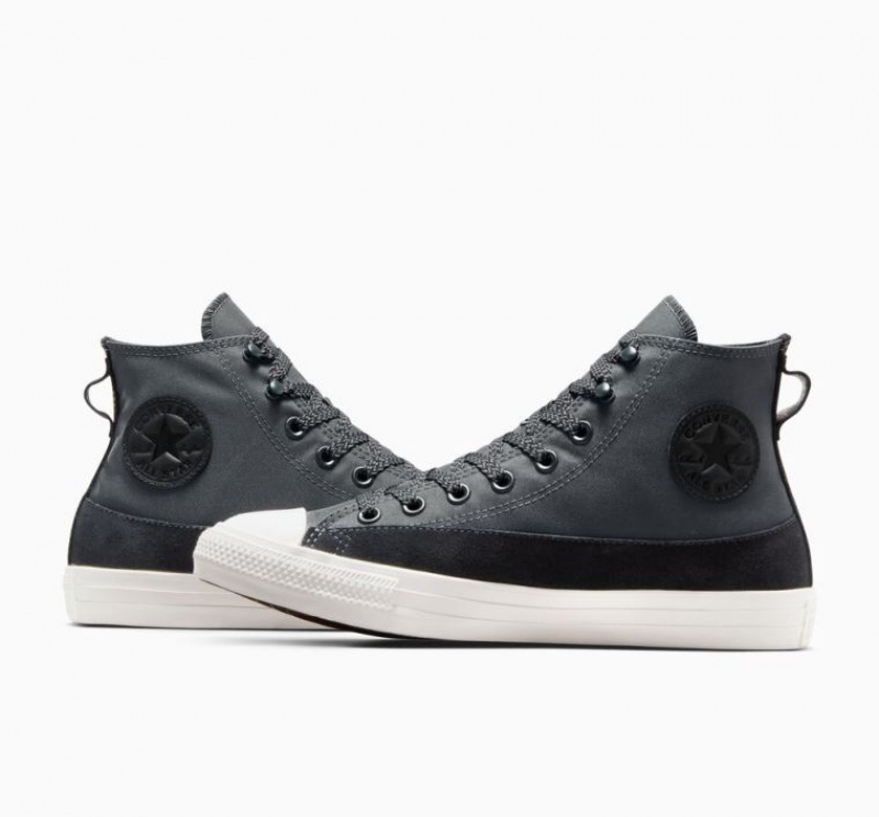 Grey / Black Converse Chuck Taylor All Star Urban Explorer Men's High Tops | NZ VEYBK5296