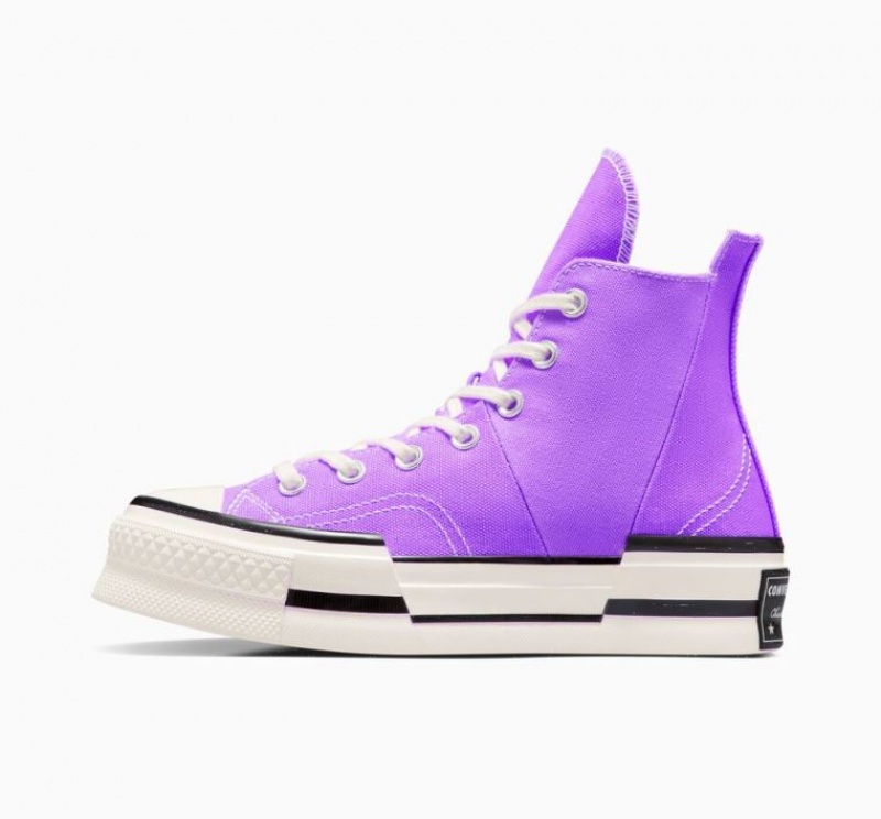 Lavender Converse Chuck 70 Plus Women's High Tops | NZ LPAGJ1685