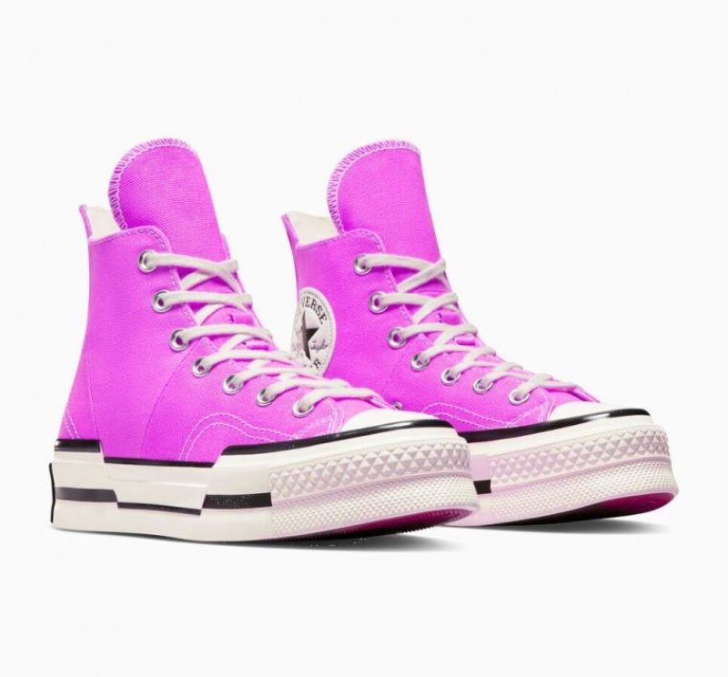 Lavender Converse Chuck 70 Plus Women's High Tops | NZ GCEUD2071