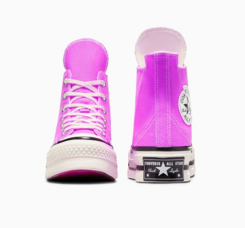 Lavender Converse Chuck 70 Plus Women's High Tops | NZ GCEUD2071