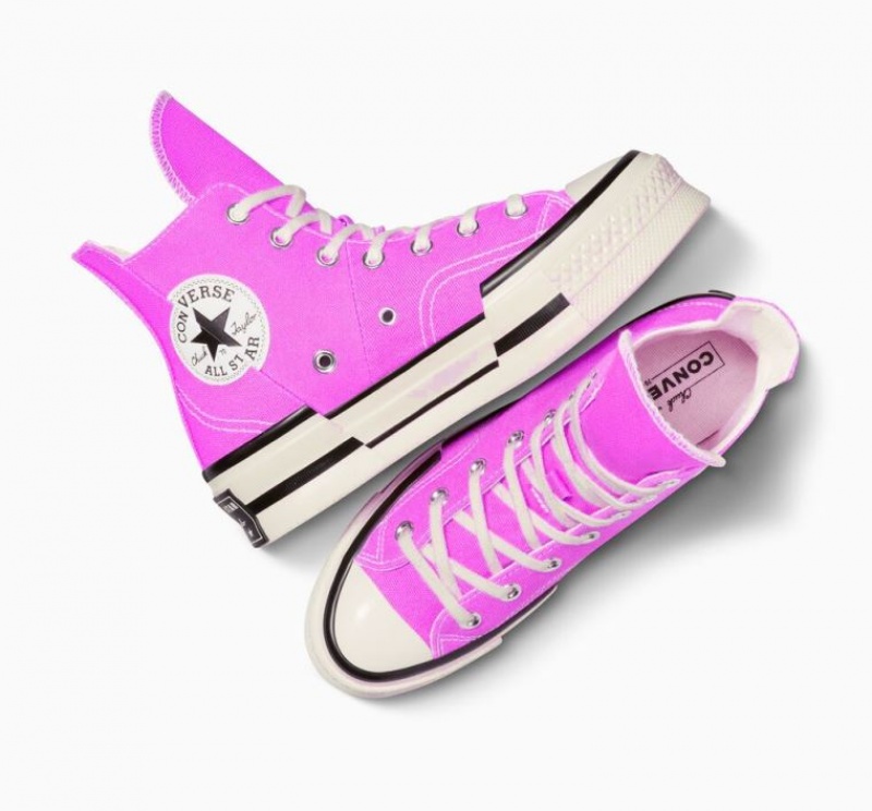 Lavender Converse Chuck 70 Plus Women's High Tops | NZ GCEUD2071