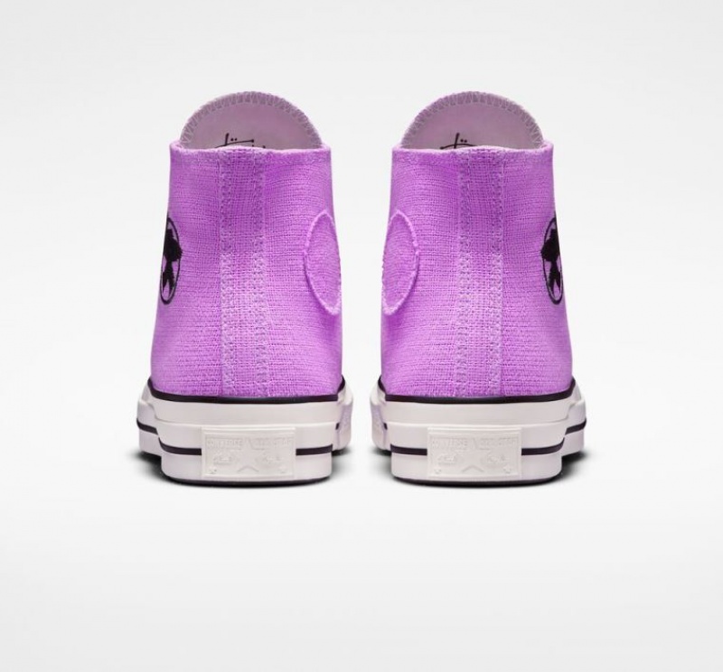 Lavender Converse X Stüssy Surfman Chuck 70 Women's High Tops | NZ MQTOS6417