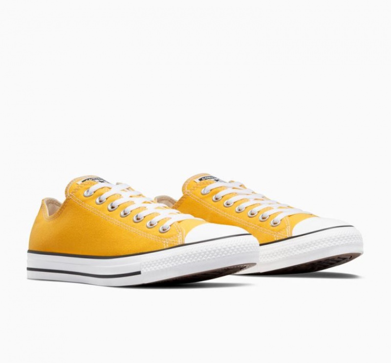 Lemon Converse Chuck Taylor All Star Men's Low Tops | NZ ETYJM1369