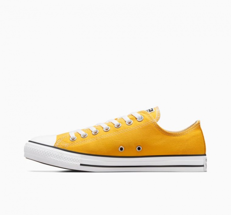 Lemon Converse Chuck Taylor All Star Men's Low Tops | NZ ETYJM1369