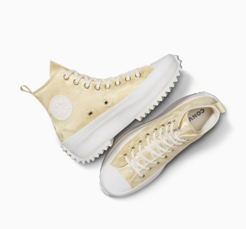 Lemon Converse Run Star Hike Golden Butterfly Women's Platform Sneakers | NZ SXOLU4683