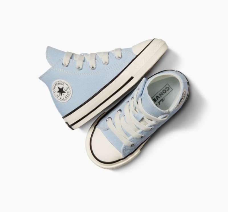 Light Blue Converse Chuck 70 Easy On Kids' High Tops | NZ ALOUG3245