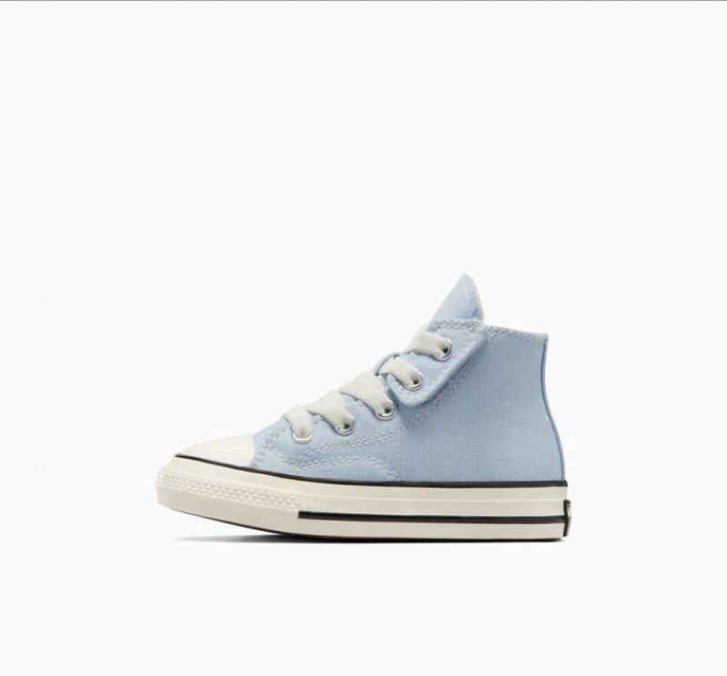 Light Blue Converse Chuck 70 Easy On Kids' High Tops | NZ ALOUG3245