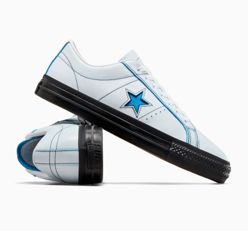 Light Blue Converse Eddie Cernicky One Star Pro Men's Low Tops | NZ BFLMP9275