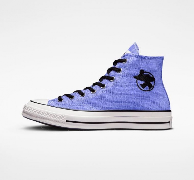 Light Blue Converse X Stüssy Surfman Chuck 70 Men's High Tops | NZ RDZLN7296