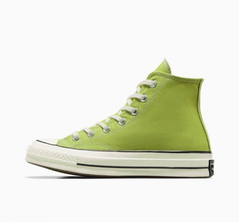 Light Green Converse Chuck 70 Canvas Men's High Tops | NZ HSWTD1542