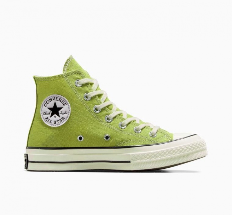 Light Green Converse Chuck 70 Canvas Men\'s High Tops | NZ HSWTD1542