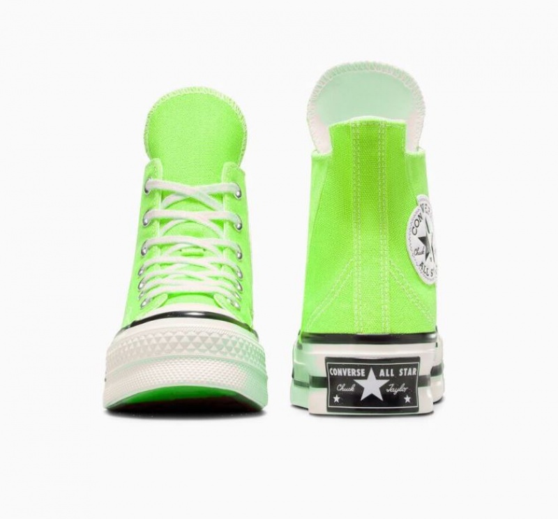 Light Green Converse Chuck 70 Plus Women's High Tops | NZ GBRIC8231