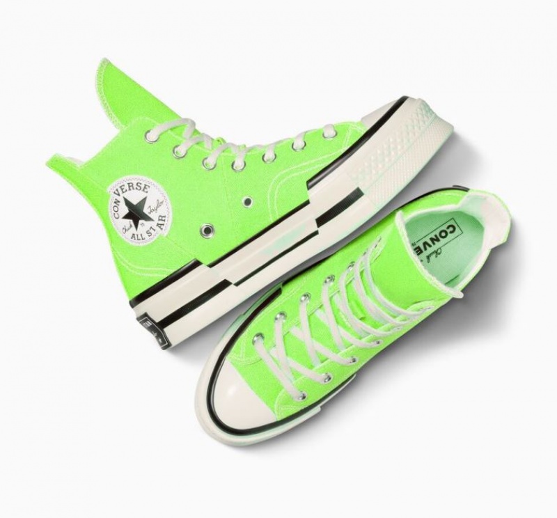 Light Green Converse Chuck 70 Plus Women's High Tops | NZ GBRIC8231