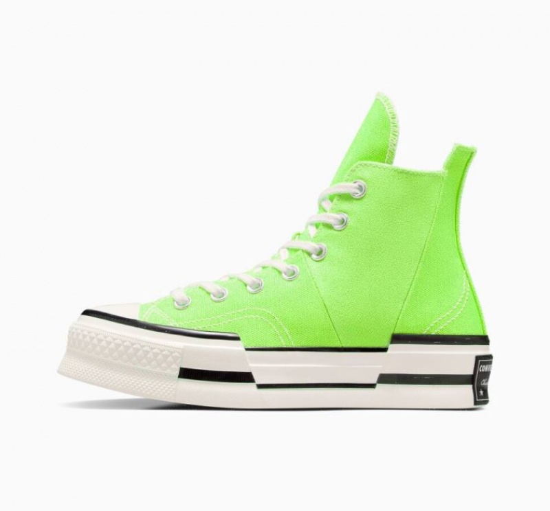 Light Green Converse Chuck 70 Plus Women's High Tops | NZ GBRIC8231