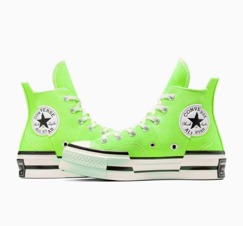 Light Green Converse Chuck 70 Plus Women's High Tops | NZ GBRIC8231