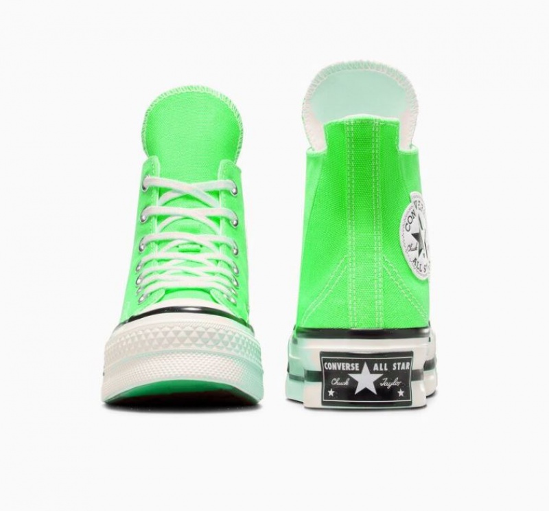 Light Green Converse Chuck 70 Plus Women's High Tops | NZ NUMFP1347