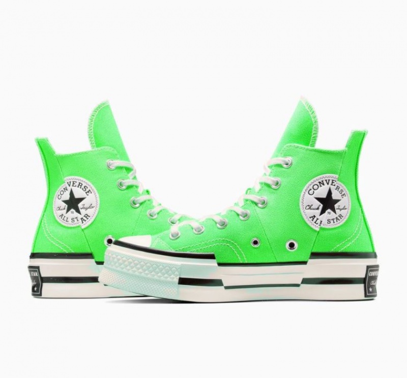 Light Green Converse Chuck 70 Plus Women's High Tops | NZ NUMFP1347