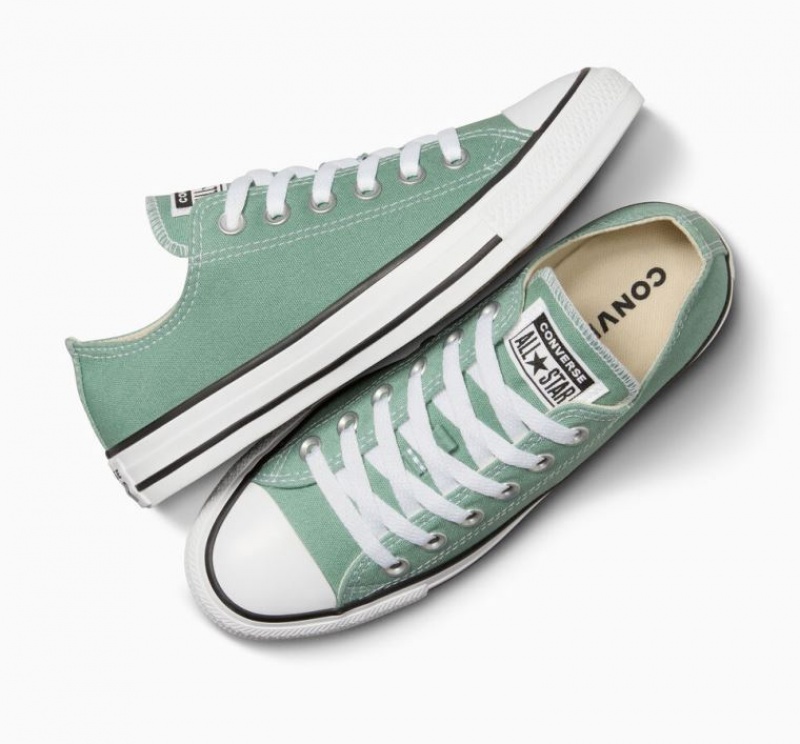 Light Green Converse Chuck Taylor All Star Men's Low Tops | NZ FGLAR4657