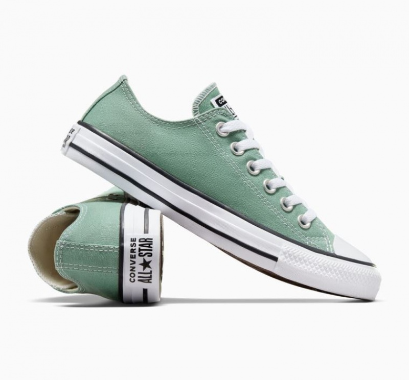 Light Green Converse Chuck Taylor All Star Men's Low Tops | NZ FGLAR4657