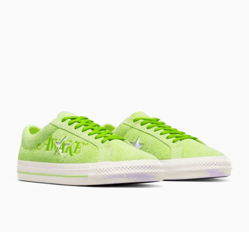 Light Green Converse X Awake NY One Star Pro Men's Low Tops | NZ BQYIL4672