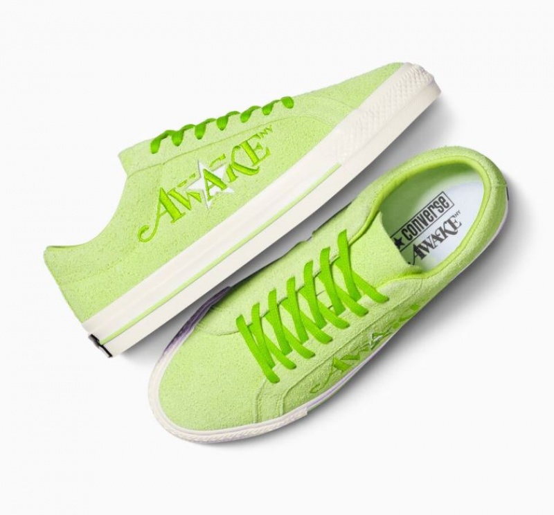 Light Green Converse X Awake NY One Star Pro Men's Low Tops | NZ BQYIL4672