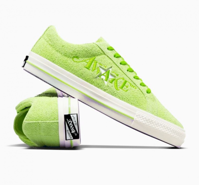 Light Green Converse X Awake NY One Star Pro Men's Low Tops | NZ BQYIL4672