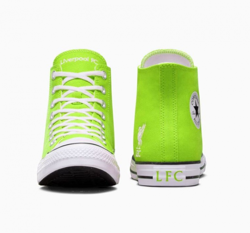 Light Green Converse X LFC Chuck Taylor All Star Women's High Tops | NZ NOXJU9561