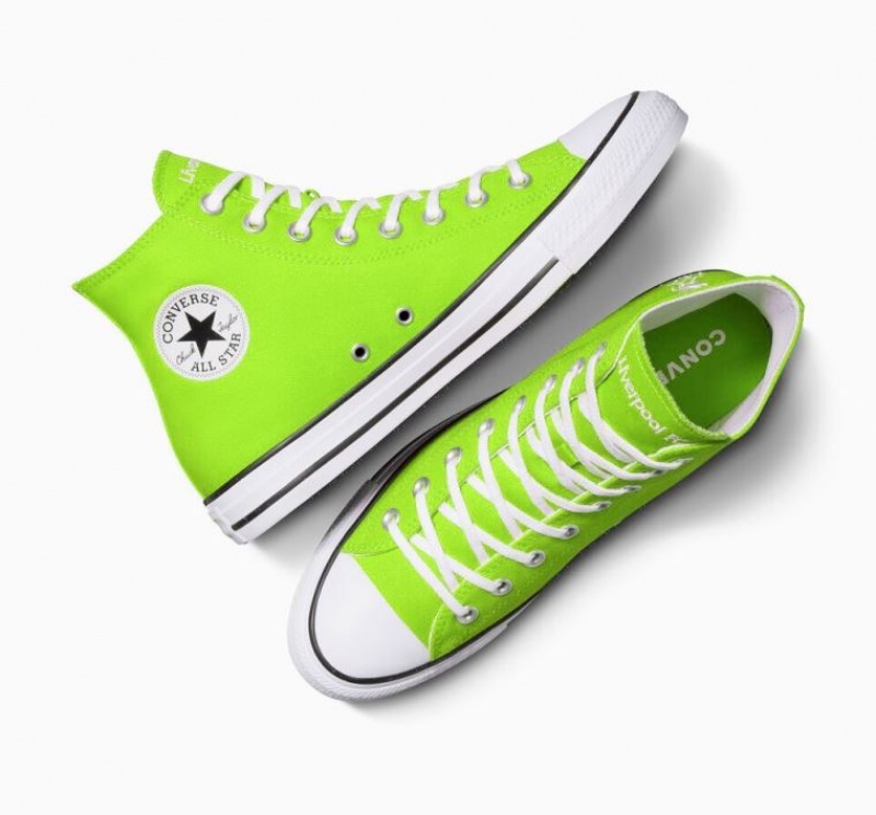 Light Green Converse X LFC Chuck Taylor All Star Women's High Tops | NZ NOXJU9561