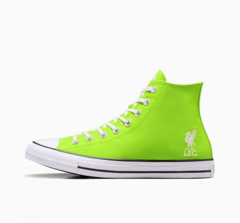 Light Green Converse X LFC Chuck Taylor All Star Women's High Tops | NZ NOXJU9561