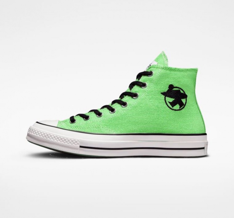 Light Green Converse X Stüssy Surfman Chuck 70 Men's High Tops | NZ RCPTJ6328