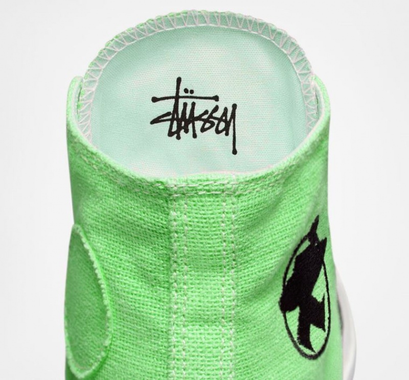 Light Green Converse X Stüssy Surfman Chuck 70 Men's High Tops | NZ RCPTJ6328