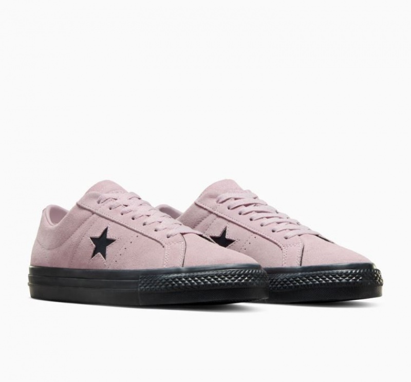 Light Purple Converse One Star Pro Women's Skate Shoes | NZ KDWHY7310