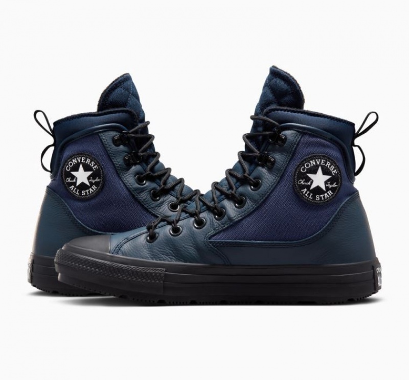 Navy Converse Chuck Taylor All Star All Terrain Women's High Tops | NZ UBSCP8130