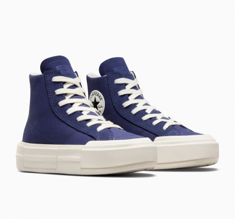 Navy Converse Chuck Taylor All Star Cruise Women's High Tops | NZ QLGCF8359