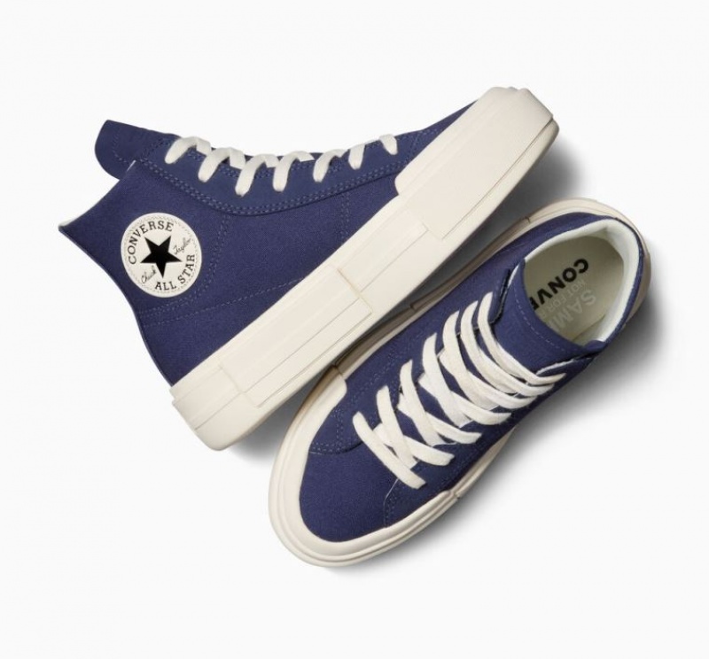 Navy Converse Chuck Taylor All Star Cruise Women's High Tops | NZ QLGCF8359