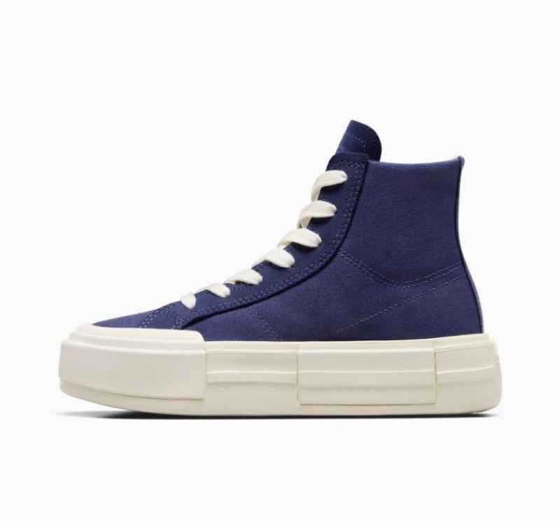 Navy Converse Chuck Taylor All Star Cruise Women's High Tops | NZ QLGCF8359