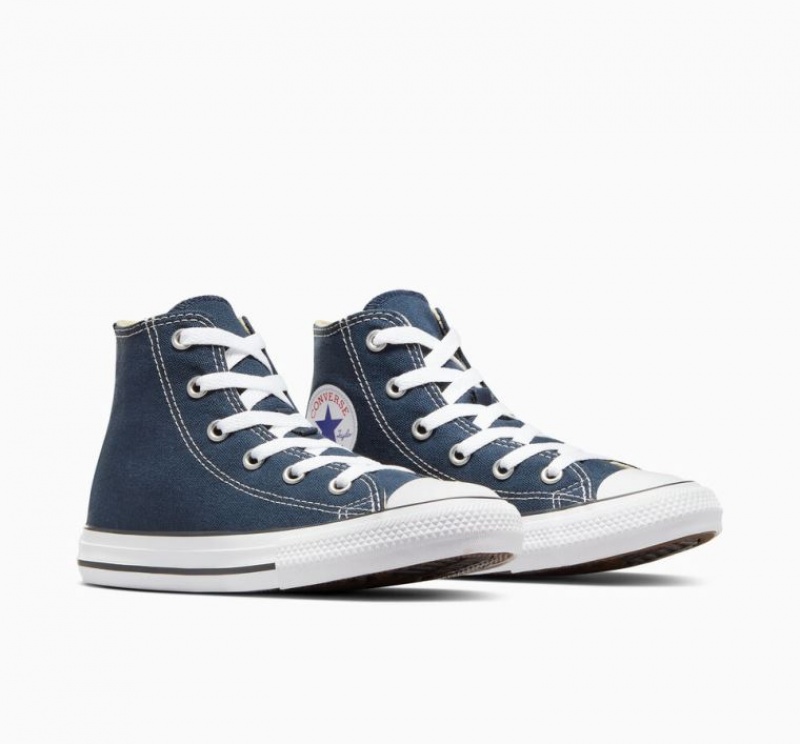 Navy Converse Chuck Taylor All Star Kids' High Tops | NZ NHKEL2609